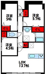 プラトウズ仲原 5階/501