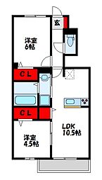 Cozy長者原西　B棟 1階