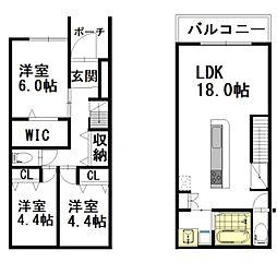 パティオ駕与丁公園 2階/101