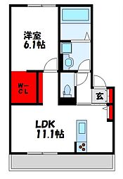 エレガンス内橋 3階/302