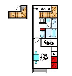 レオパレスパストラルウィンド 2階