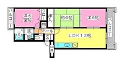 エクセル工藤 3LDKの間取図画像