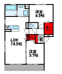 D-roomS・K B棟 2階