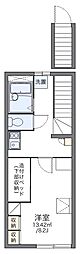 レオパレスペニンシュラT 1Kの間取図画像