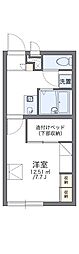 レオパレスプログレス 1Kの間取図画像