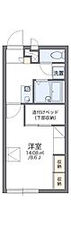 レオパレスOTTO 1Kの間取図画像