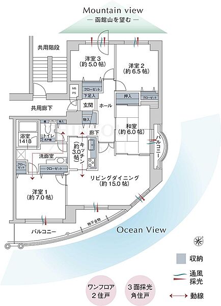 apartment 北海道函館市梁川町5-8　プライム函館WEST7階