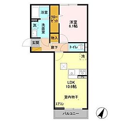 間取図画像 1LDK