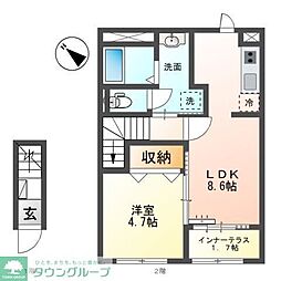 間取図画像 1LDK