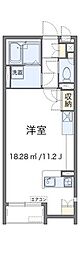 レオネクスト沼南8 1Kの間取図画像