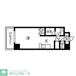 SUPERIORCLUB ワンルームの間取図画像