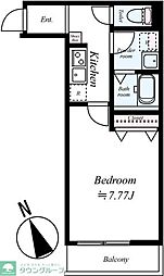 GRADUS北初富 1Kの間取図画像