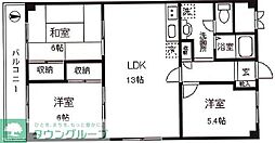 プレンディ北小金 3LDKの間取図画像
