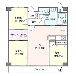 間取図画像 3LDK