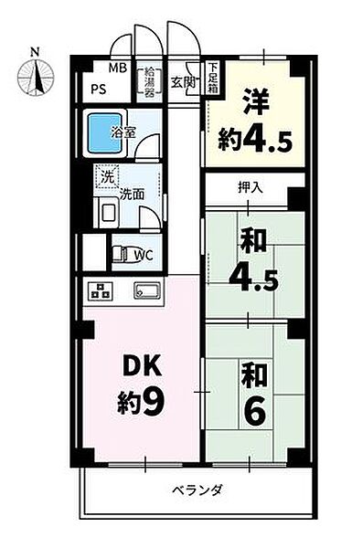 間取りを拡大表示