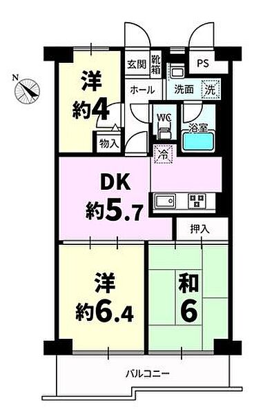 間取りを拡大表示