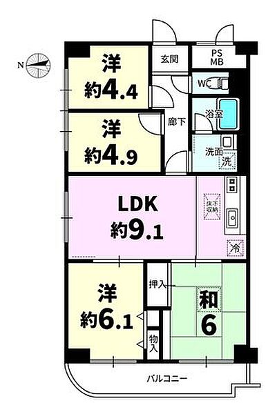 間取り：326000273671