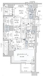 グランドメゾンセンター北フロント 3LDKの間取図画像