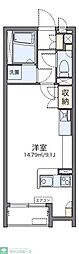 レオネクストノール長津田 ワンルームの間取図画像
