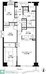 エクレール21 3LDKの間取図画像