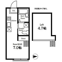 間取図画像 ワンルーム