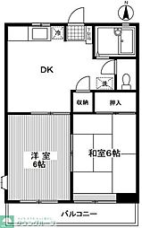 間取図画像 2DK