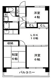 東武東上線 北坂戸駅 徒歩12分の賃貸マンション 7階3LDKの間取り