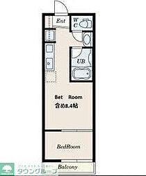 スヴァートブルン 1Kの間取図画像