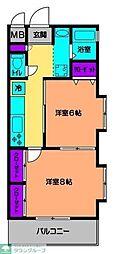 アグリふじみ野 2Kの間取図画像