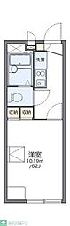 レオパレス城 1Kの間取図画像