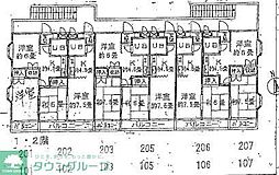 プレジデントハイツ 2Kの間取図画像