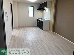 東武東上線 高坂駅 徒歩11分の賃貸アパート 2階1LDKのリビング/ダイニング