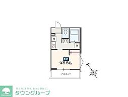 JR武蔵野線 新座駅 徒歩14分の賃貸アパート 1階1Kの間取り