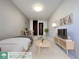 東武東上線 鶴ヶ島駅 徒歩2分の賃貸アパート 1階1Kのリビング/ダイニング