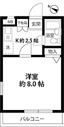 間取図画像 1K