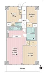 間取図画像 3LDK