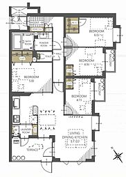 間取図画像 4LDK