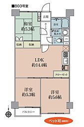 間取図画像 3LDK