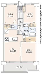 間取図画像 3DK