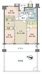 ダイアパレス川口青木 3LDKの間取図画像
