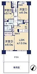 間取図画像 3LDK