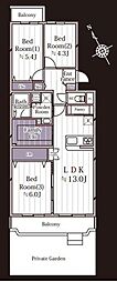 間取図画像 3LDK