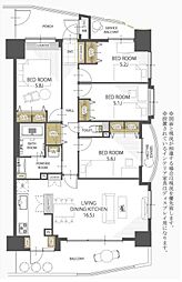 セレナハイムパークステージ桶川 4LDKの間取図画像