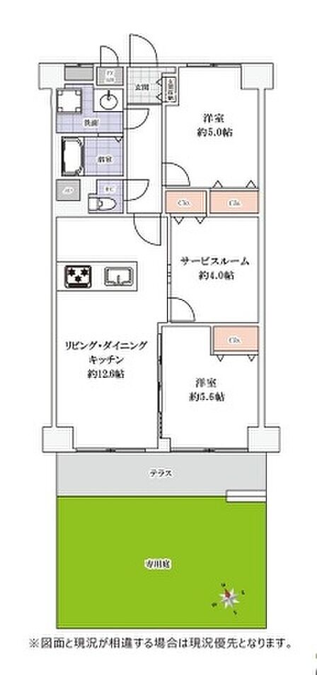 3LDK 間取り