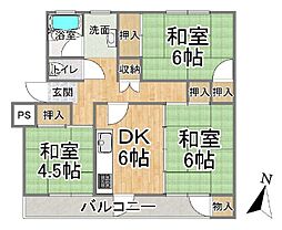 間取図画像 3DK
