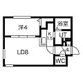 ラフィーネ中の島4階5.2万円