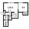 Blancnoir白石駅前5階4.5万円