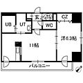 フローラ中の島6階6.7万円