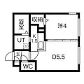 パルミラ4階5.2万円