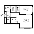 シェリエ平岸4階4.8万円